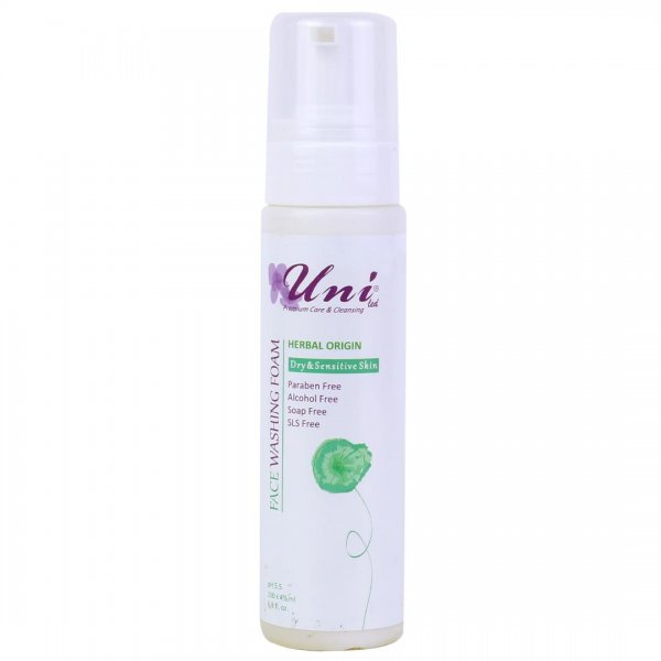 فوم شستشوی پوست‌های خشک و حساس یونی‌لد (UNILED) مقدار 200 میلی‌لیتر