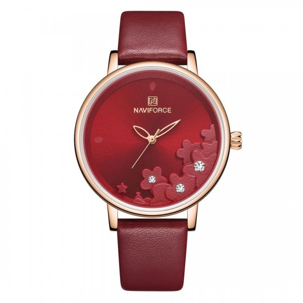 ساعت نیوی‌فورس (NAVIFORCE) مدل NF5012L رنگ قرمز کد رنگ RG/R/R