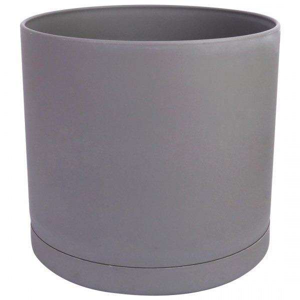 گلدان استوانه‌‎ای طوسی سایز 20 کد 103 مهرنی (Mehrni)