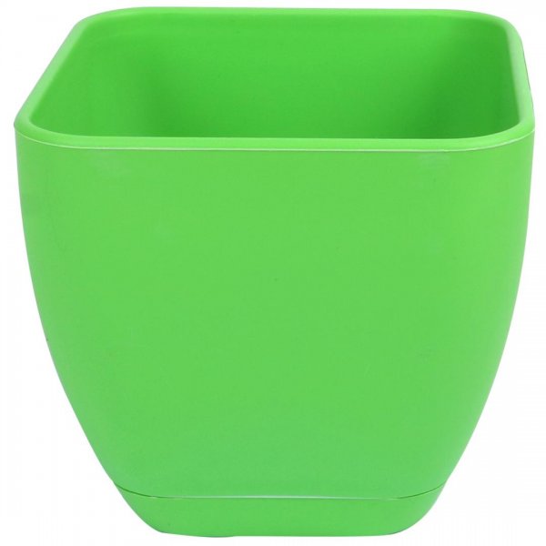 گلدان مربعی سبز سایز 15 کد 102 مهرنی (Mehrni)