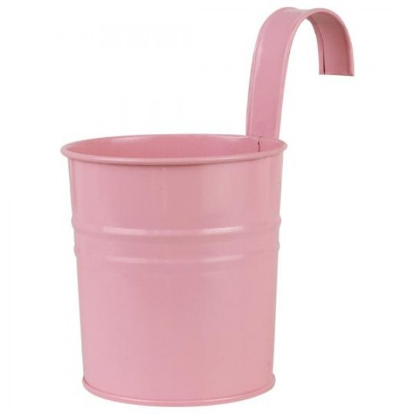 گلدان آویز رنگ صورتی