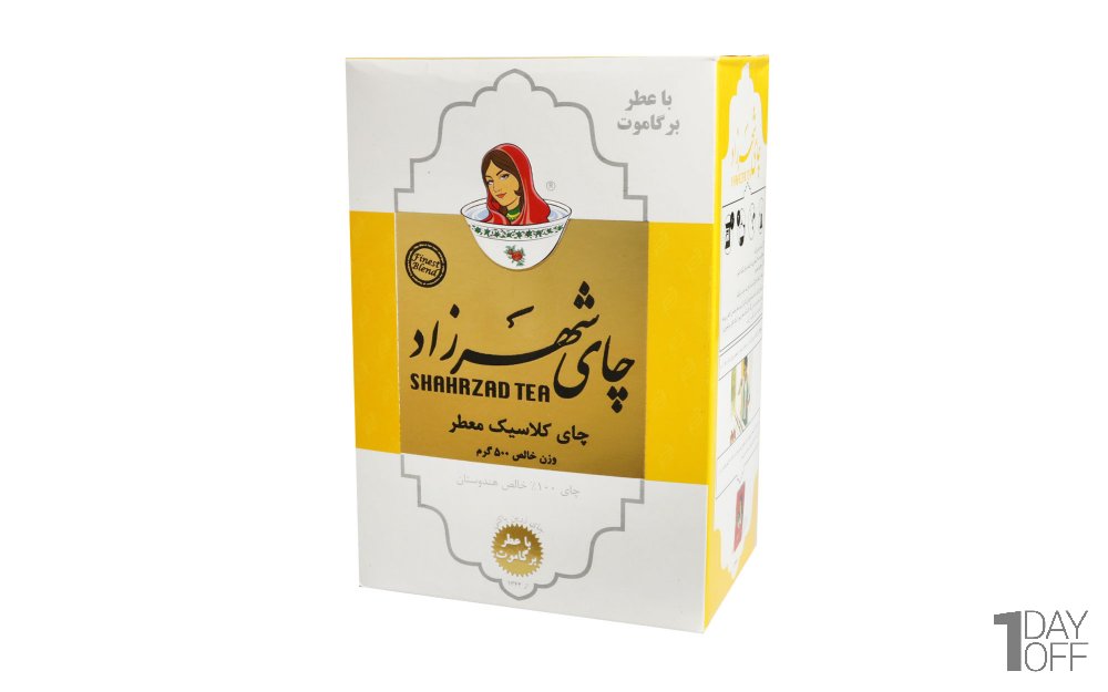 چای سیاه کلاسیک معطر شهرزاد مقدار 500 گرم