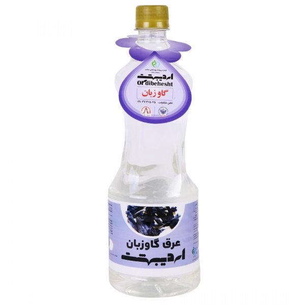 عرق گاوزبان اردیبهشت مقدار 1000 سی‌سی