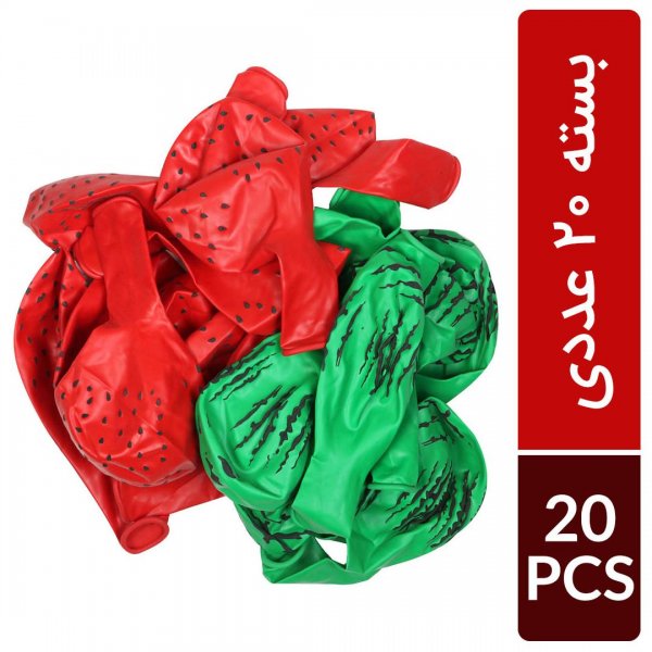 بادکنک یلدایی بسته‌بندی 20 عددی (داخل هر بسته دو طرح)