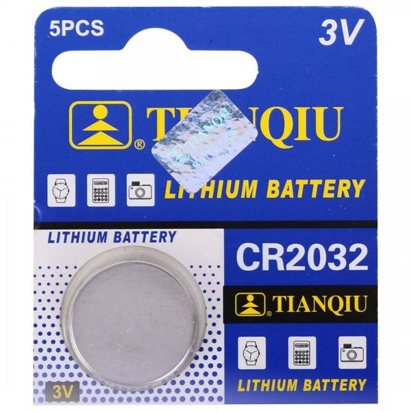 باتری سکه‌ای لیتیومی تیانکیو (TIANQIU) مدل CR2030