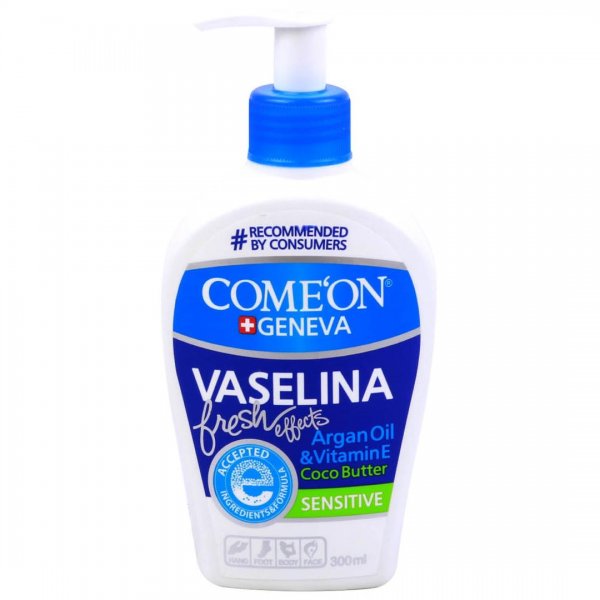 وازلین کامان مقدار 300 میلی‌لیتر