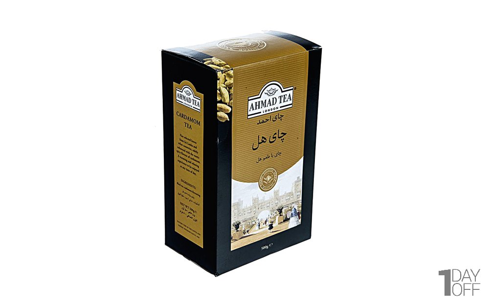 چای سیاه با طعم هل احمد مقدار 500 گرم