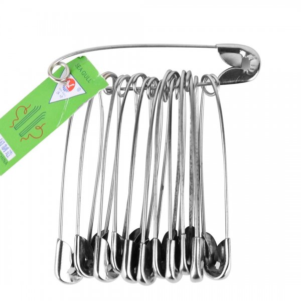 سنجاق قفلی سایز بزرگ 12 عددی