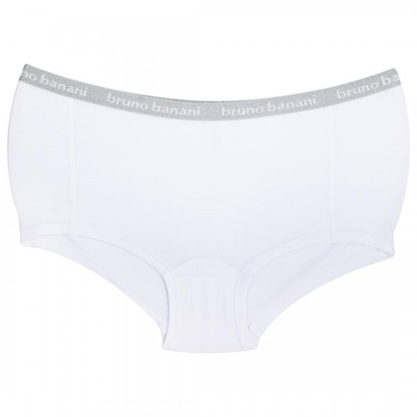 شورت زنانه نخی پادار کمرکش برونو بانانی (Bruno Banani) سایز M رنگ سفید