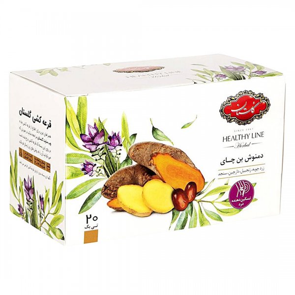 دمنوش بن چای گلستان بسته 20 عددی