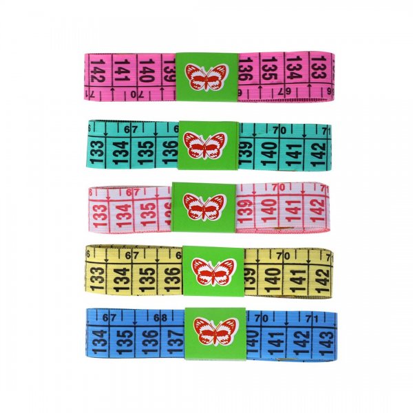 متر خیاطی 150 سانتی‌متری رنگ رندم