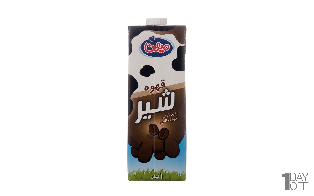 شیر قهوه پاستوریزه میهن مقدار 1 لیتر