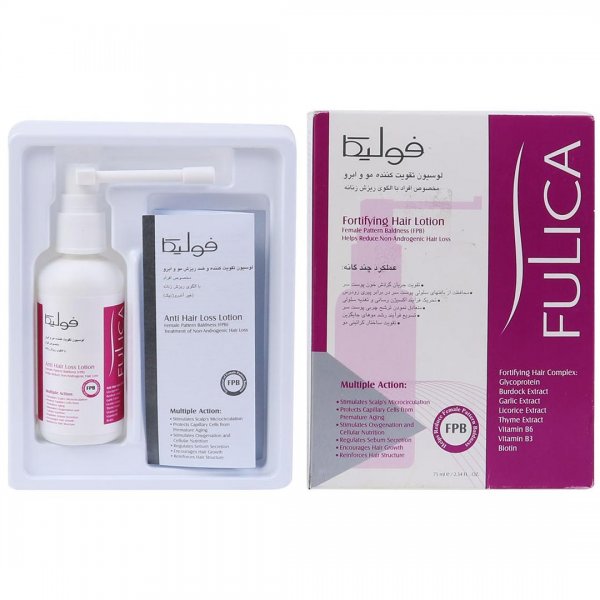 لوسیون تقویت‌کننده مو و ابرو فولیکا مقدار 75 میلی‌لیتر