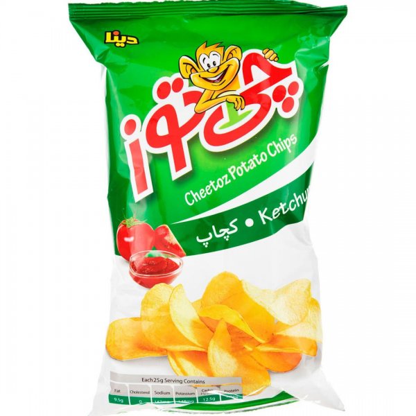 چیپس کچاپ چی‌توز مقدار 65 گرم