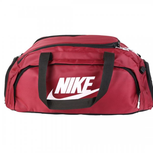 ساک ورزشی دوکاره زرشکی طرح Nike