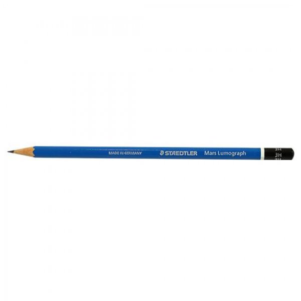 مداد مشکی طراحی استدلر (Staedtler) مدل Mars Lumograph نوع 3H