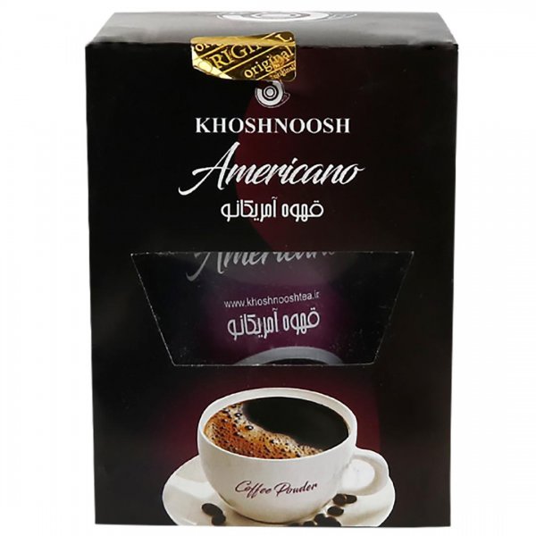 قهوه آمریکانو فوری خوش‌نوش بسته 1 عددی