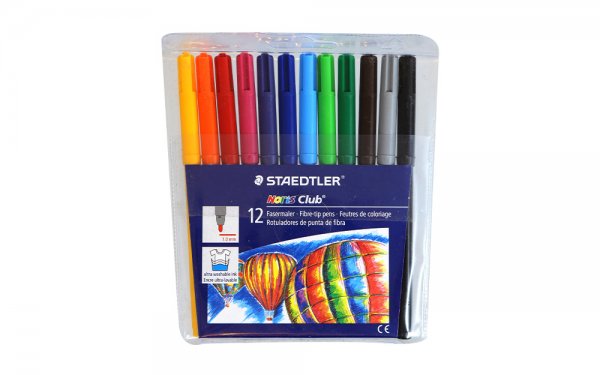 ماژیک  12 رنگ استدلر (Staedtler) مدل Noris Club 