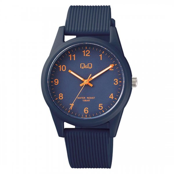 ساعت کیو اند کیو (Q&Q) مدل VS12J012Y بند سیلیکونی سرمه‌ای