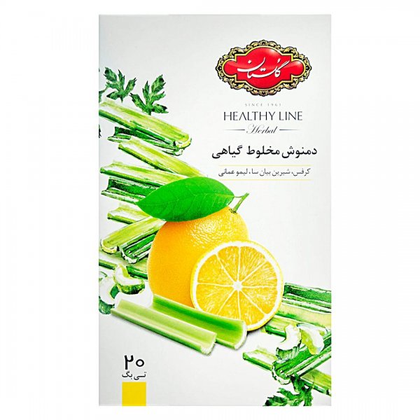 دمنوش کیسه‌ای مخلوط گیاهی گلستان بسته 20 عددی