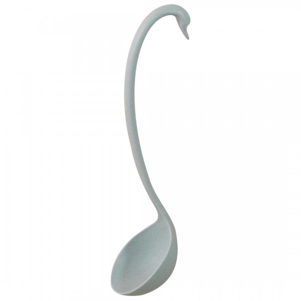 ملاقه الیاف گندم مدل قو رنگ آبی