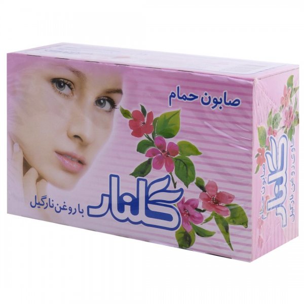 صابون حمام صورتی با رایحه گل‌های بهاری گلنار بسته 6 عددی