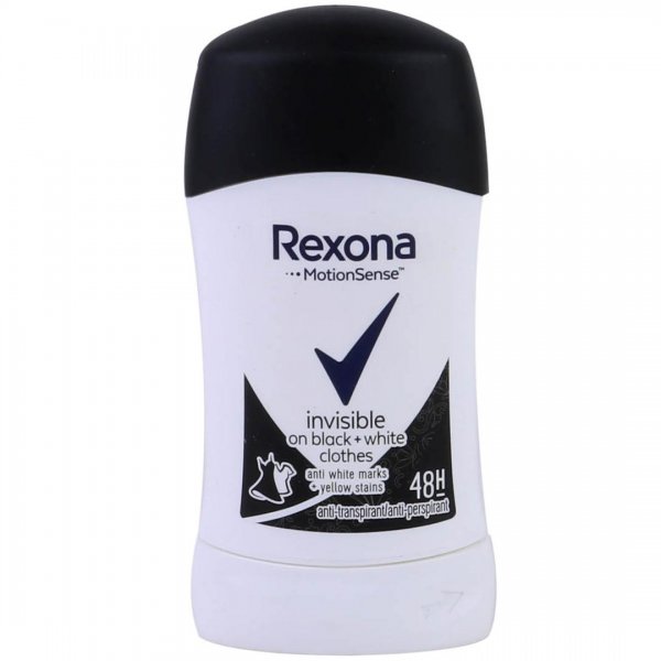استیک ضدتعریق زنانه Invisible On Black & White Clothes رکسونا (Rexona) مقدار 40 میلی‌لیتر