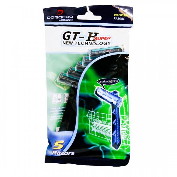 ژیلت 2 تیغه دوراکو بسته 5 عددی 