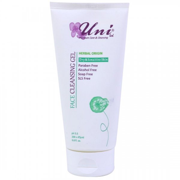 ژل شستشو پوست‌های خشک و حساس یونی‌لد مقدار 200 میلی‌لیتر