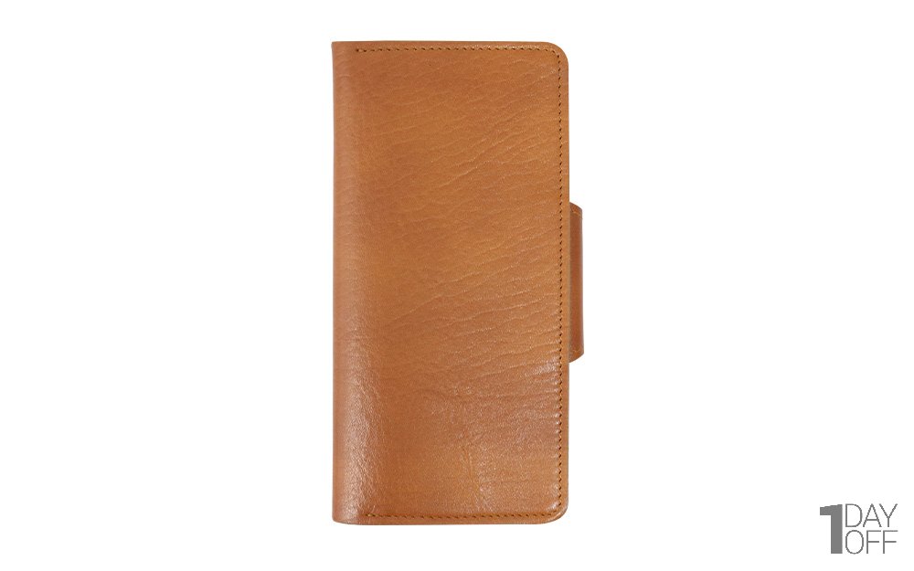 کیف پول چرم رنگ عسلی  کد 0008
