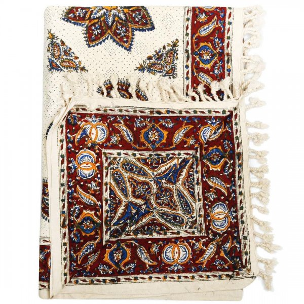 سفره قلمکار سنتی کد 013 سایز 150x100 سانتی‌متر