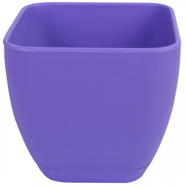 گلدان مربعی بنفش سایز 15 کد 102 مهرنی (Mehrni)