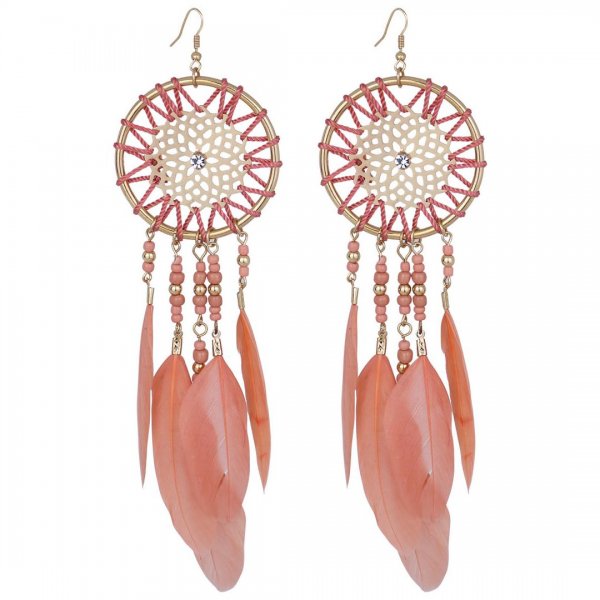 گوشواره لاویسا (LOVISA) استرالیا مدل دریم‌کچر رنگ گلبهی