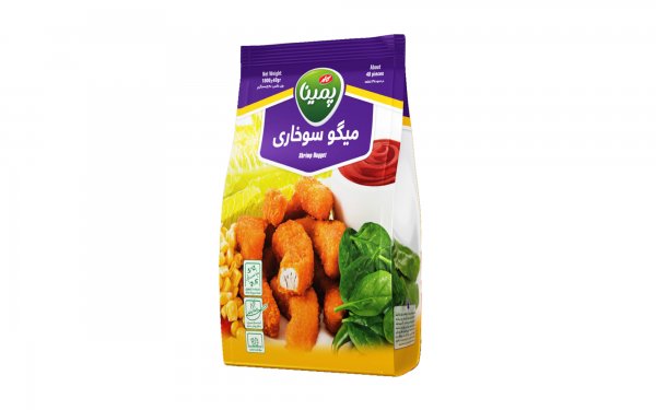 میگو سوخاری منجمد پمینا کاله مقدار 1 کیلوگرم