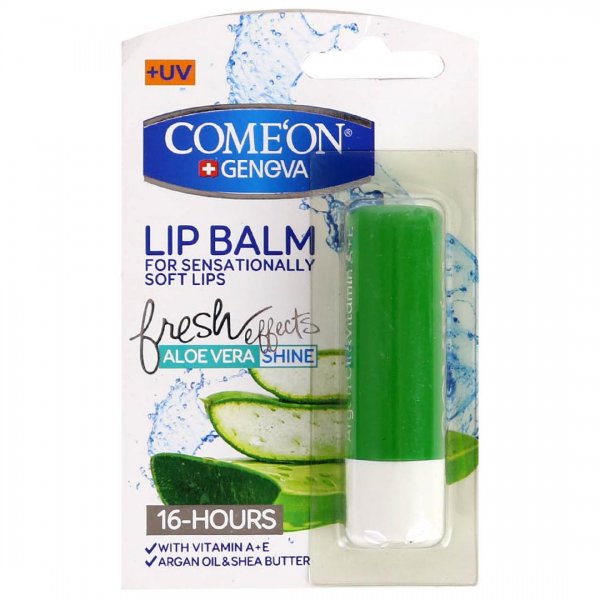 نرم‌کننده و براق‌کننده لب آلوئه‌ورا کامان مقدار 3.5 گرم