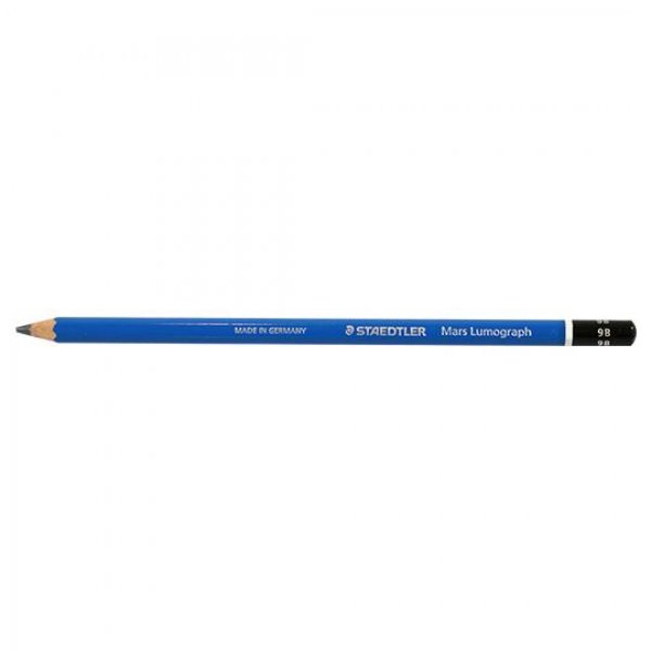 مداد مشکی طراحی استدلر (Staedtler) مدل Mars Lumograph نوع 9B