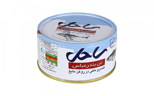 کنسرو ماهی تن در روغن‌مایع ساحل مقدار 180گرم