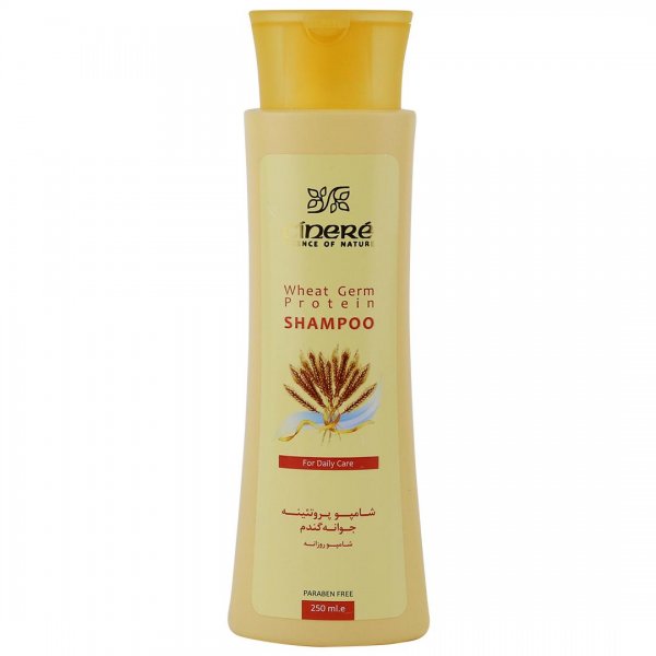 شامپو روزانه پروتئینه جوانه گندم سینره مقدار 250 میلی‌لیتر