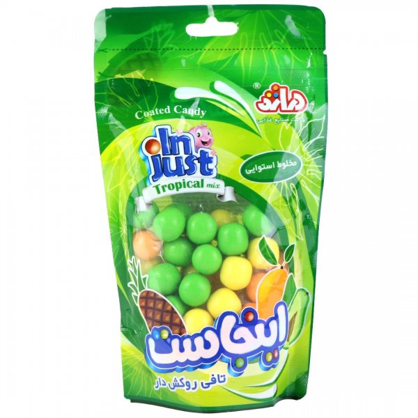 تافی روکش‌دار مخلوط استوایی اینجاست مقدار 140 گرم