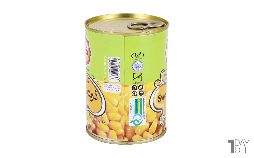 کنسرو ذرت شیرین بهروز مقدار 380 گرم