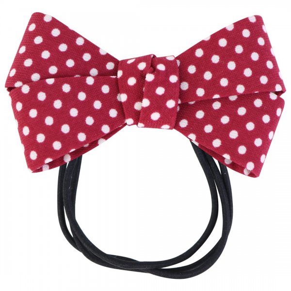 کش مو پاپیون خالدار قرمز