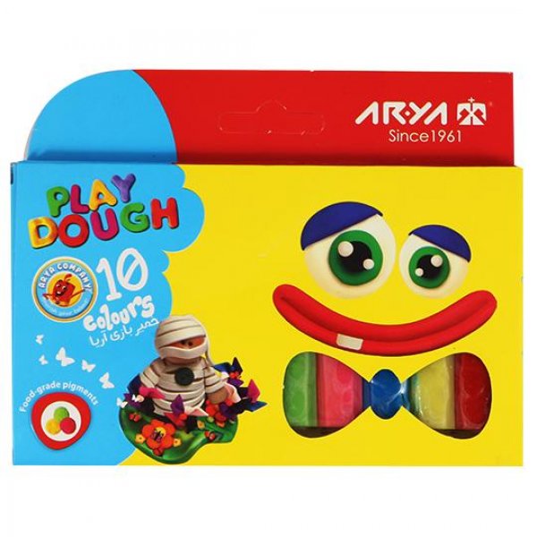 خمیر بازی 10 رنگ آریا (Arya) مدل 1048