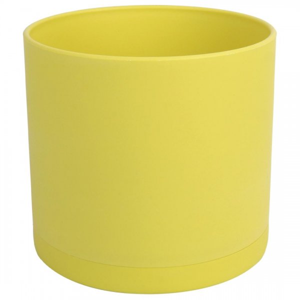 گلدان استوانه‌‎ای زرد سایز 15 کد 103 مهرنی (Mehrni)