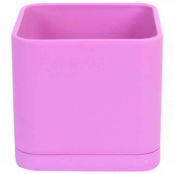 گلدان مکعبی صورتی سایز 10 کد 104 مهرنی (Mehrni)