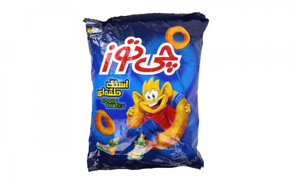 اسنک حلقه‌ای چی‌توز مقدار 80 گرم  