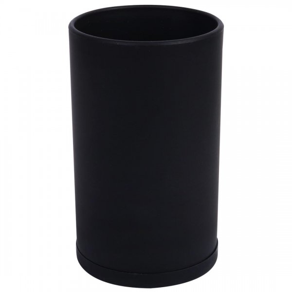 گلدان استوانه‌‎ای مشکی سایز 10 کد 123 مهرنی (Mehrni)
