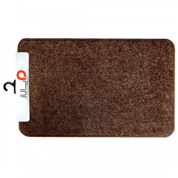 پادری پالاز مدل کات B پرز‌بلند قهوه‌ای تیره 50x80 سانتی‌متر