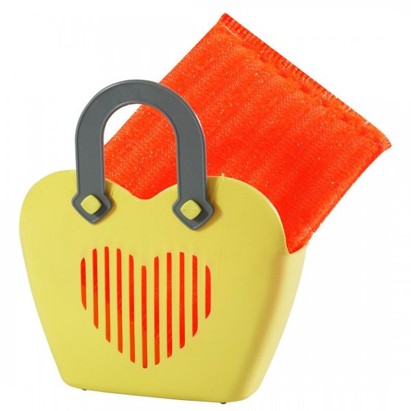 زنبیل تزئینی کوچک رنگ لیمویی