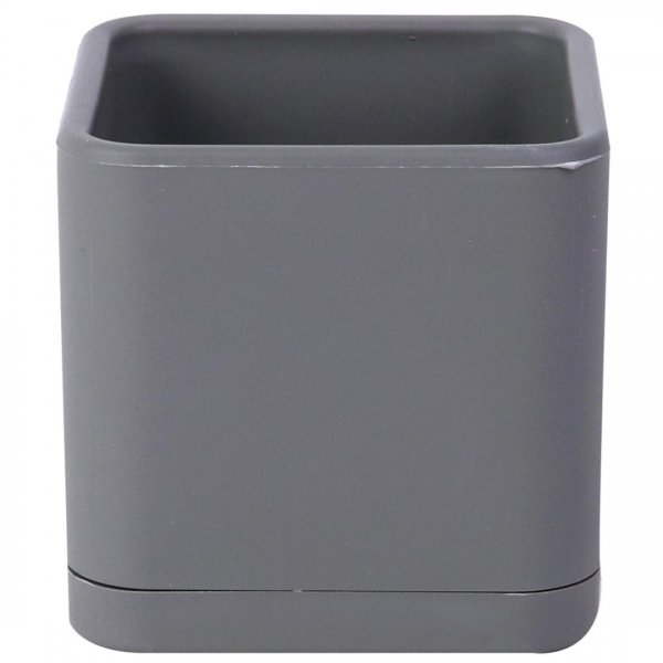 گلدان مکعبی طوسی سایز 7.5 کد 104 مهرنی (Mehrni)