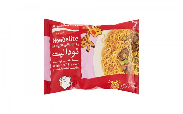 نودل با طعم گوشت الیت مقدار 75 گرم